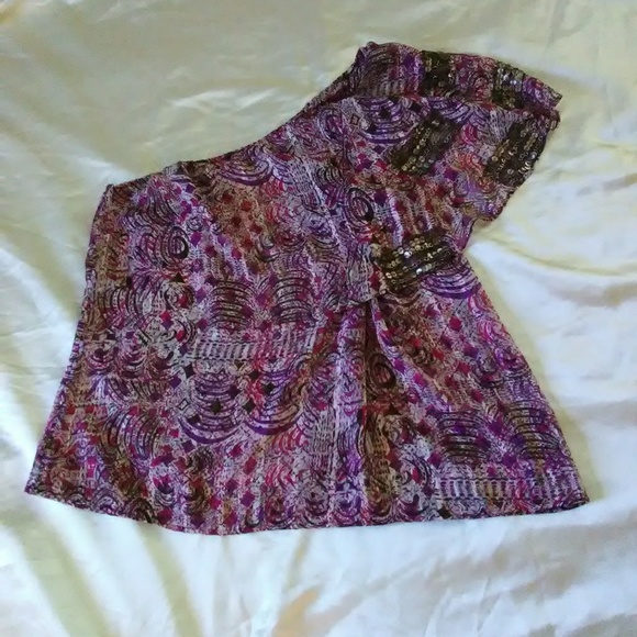 Avenue one shoulder top with embellishments 18/20 - Picture 1 of 3